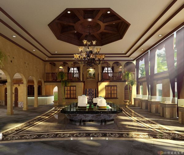 成都藍(lán)灣半島售樓部裝修設(shè)計