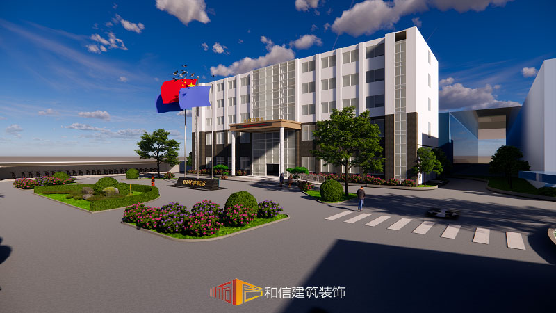 科技材料辦公樓外觀設(shè)計